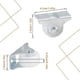 thumbnail image 2 of WHWY Paquete de 12 Ruedas para Muebles Pequeños Ruedas para Muebles Pequeños de 25 mm Mini Ruedas Fijas Pequeñas para Muebles, Electrodomésticos y Equipos Mini Ruedas Pequeñas - F6OBQ, 2 of 5