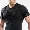 thumbnail image 5 of Adjustable Shoulder Support Strap Double Bandage Cross Compression Shoulder Brace Protector Strap Posture Correction Bandage, 5 of 7