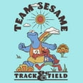 thumbnail image 2 of Junior's Sesame Street Team Cookie Monster and Elmo  Racerback Tank Top, 2 of 4