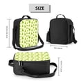 thumbnail image 3 of Cauagu Green Pears1 Insulated Lunch Bag - Reusable Lunch Box Thickened Thermal Leakproof Lunch Tote Bag for Adult Office/Travel Picnic, 3 of 7
