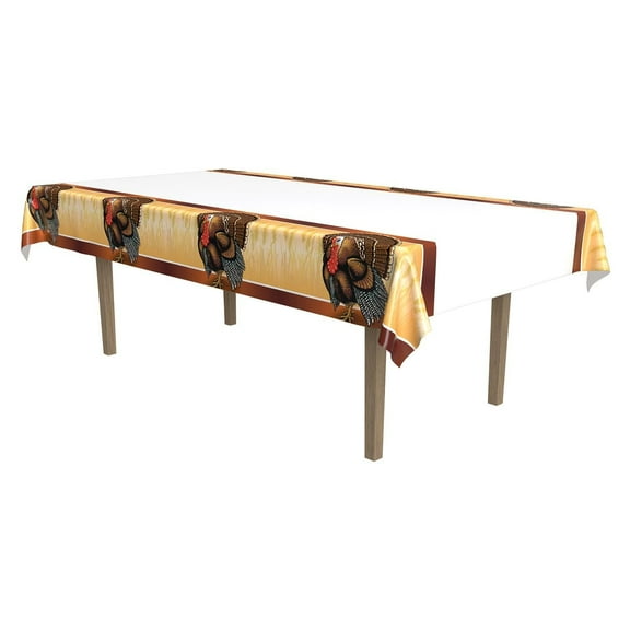 12 Pack Beistle Thanksgiving Turkey Tablecover