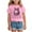 Pink, variant on UngA Girls Short Sleeve T Shirts Kids Toddler Glitter 2026 Graphic Print Summer Tops Crewneck Basic Casual Loose Soft Tees Shirts (Black,7-8 Years)