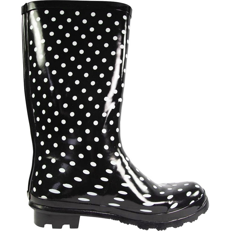 Polka dot rain boots cheap walmart