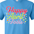 thumbnail image 4 of Inktastic Happy April Fools with Colorful Dots T-Shirt, 4 of 5