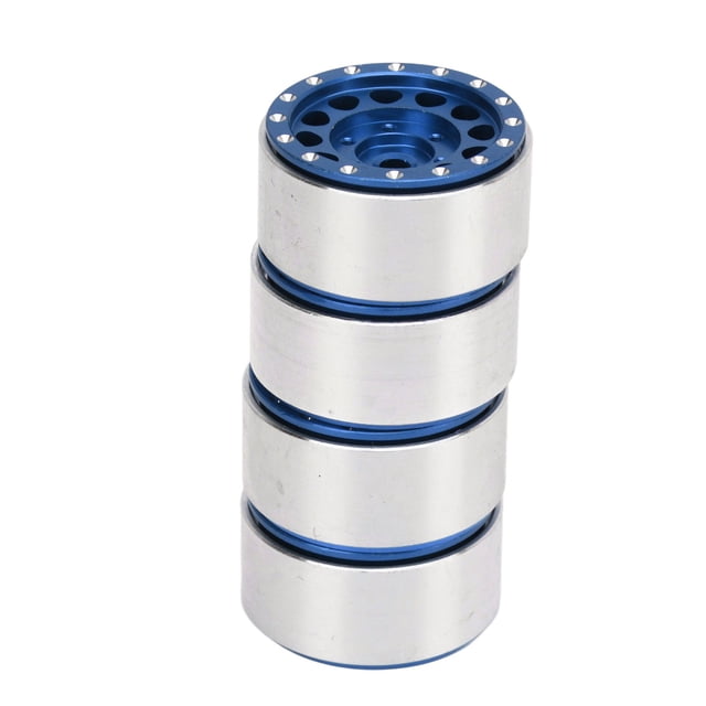 RC Wheel Rims Hub, Replacement Part 4pcs Higher Strength Aluminum Alloy RC Beadlock Wheel Hubs For 1/24 RC Cars