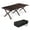 Brown, variant on Roll-Up Camping Table ļ¼Portable Upgraded Carbon Steel Table with Heavy Duty Carrying Bag,Portable for 2-3 People, Picnic Barbecue