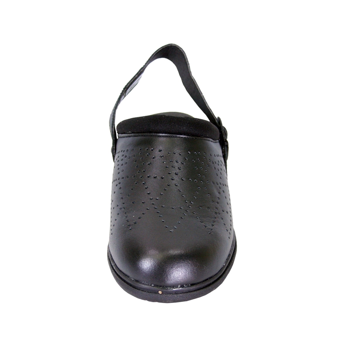 24 HOUR COMFORT Carrie Wide Width Professional Sleek Shoe BLACK 7.5