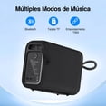 thumbnail image 3 of Bocina Bluetooth 7W 1 Hora Negro Sonido Estéreo TWS Ultraligera para Exteriores y Viajes, 3 of 6