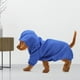 thumbnail image 4 of Sudadera con capucha de poliéster para mascotas, cálida y bonita para el invierno, para perros, cachorros y gatos (azul oscuro M), 4 of 11
