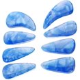 thumbnail image 1 of HUGFEGWE Guzheng Finger Picks, Silicone Polymer Guzheng Nail Covers 8Pcs Easy To Fine Workmanship Delicate for Replacement(Mountain Color) CJB91-45837, 1 of 9