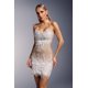 thumbnail image 4 of Vestido Bellabarnetten Zimino sin tirantes con vendaje de perlas, 4 of 6