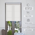thumbnail image 3 of Cordless Roller Shades for Windows Light Filtering Shades with 5% Openness Solar Screen Semi Sheer Roller Blinds UV Protection for Office and Home. Easy to Install 30" W x 72" H (White), 3 of 4
