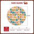 thumbnail image 2 of Sikiie Small Animals with Knit Hat Pattern Christmas Tree Skirt, Christmas Tree Decorations, Christmas Decor, Tree Mat Decoration(30-48IN)-48", 2 of 6