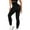 Black, variant on Sngxgn Women's Yoga Leggings Workout High Wais Exercise Leggings(G,S)