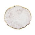 thumbnail image 2 of Round Resin Tray,Agate Coaster 3-4 in ,Modern Candle Holder Tray Home Decor, 2 of 2