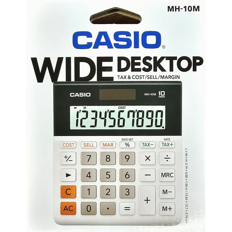 Casio MH 10 10 Digit Desktop Calculator