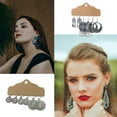 thumbnail image 2 of Pendientes de mujer Sonducket étnicos decorativos colgantes de gotas 3 pares, 2 of 6