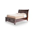 thumbnail image 5 of FOA Caiden 4pc Cherry Solid Wood Bedroom Set - Queen+Nightstand+Dresser+Mirror, 5 of 8