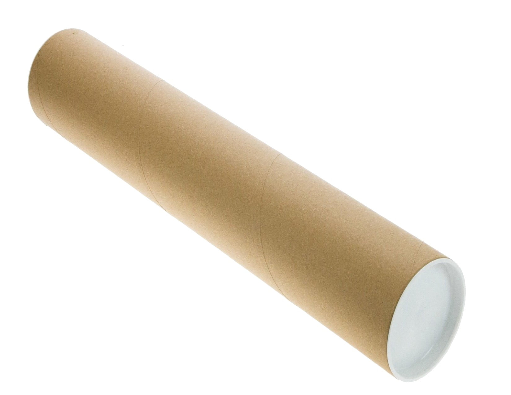 25 Tubes 2 x 18 Kraft Mailing Tubes with Caps 25 Tubes 2 x 18 Kraft Mailing Tubes with Caps
