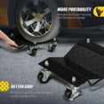 thumbnail image 6 of TUFFIOM Car Dolly Set of 4, 6000LBS Capacity Wheel Dolly, Heavy Duty Vehicle Dolly, Steel Tire Skates with Brakes, Black, 6 of 7