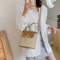 thumbnail image 5 of Bolsas pequeñas de paja DENGXMXG para mujer bolsos de verano carteras y bolsos de viaje de hombro, 5 of 5