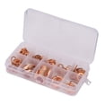 thumbnail image 2 of SUTENGDA M5-M14 Copper Washers Assorted Set  200pcs Flat Ring Solid Copper Professional Hardware in Box  Assorted Sizes for DIY  Construction  and Automotive Repair, 2 of 9