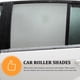 thumbnail image 5 of 1 par de persianas enrollables de ventana lateral de protección solar retráctil automática para coche, persianas enrollables que evitan el calor, visera de persiana solar (negro), 5 of 6