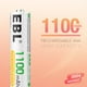 thumbnail image 3 of Pilas AAA recargables EBL ProCyco 1100mAh, paquete de 16, 3 of 8