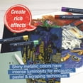 thumbnail image 4 of Faber-Castell 12 Count Metallic Oil Pastels- Adult Art Set for Artists of All Ability Levels, 4 of 9