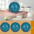 thumbnail image 3 of Hiziwimi 3Pcs 8cm/3.15inch Blue Mosaic Decoration Ball Set Centerpiece Balls Gradient Mosaic Glass Solid Ball , for Centerpiece Bowls, Vases, Tables, Wedding, Party Thanksgiving Christmas Decoration, 3 of 5