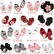 thumbnail image 3 of Zapatos De Bebé Recién Nacido Niñas Lazo-Nudo Lindo Antideslizante Niño Suela Suave Princesa Para Bautizo 0-18 Meses, 3 of 4