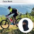 thumbnail image 2 of Unique Bargains Mesh Masks Face Mask Polyester Face Cover Sun Protection Breathable Navy 1 Pcs, 2 of 6
