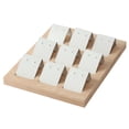 thumbnail image 4 of 8 Pares de Soportes para Tarjetas de Pendientes, Pendientes, Pendientes, Tarjetas de Exhibición de Joyas, Terciopelo/cuero Sintético, 7,87 X 5,12 Pulg , 9 Pares Blancos, 20 x shamjiam Exhibición del titular del pendiente, 4 of 8