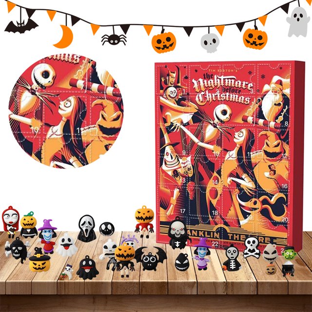Figuras Terror Calendario Cuenta Regresiva Halloween 24 Días Novedad Regalo Sorpresa