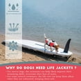 thumbnail image 5 of QBLEEV Dog Life Jacket Pet Life Vest for Swimming Pool Float Coat Swimsuits Flotation Device Life Preserver Belt Lifesaver Flotation Suit for Small Medium Large Dogs-L, 5 of 7