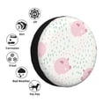 thumbnail image 4 of Sikiie Cute Pigs PVC Leather Spare Tire Wheel Cover Spare Tire Cover, for Car Truck SUV Camper Trailer Universal Fit(14-17in)-14 inch, 4 of 6