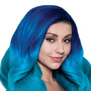 Splat Ombre Ocean Semi-Permanent Turquoise & Blue Hair Dye Complete Kit with Bleach