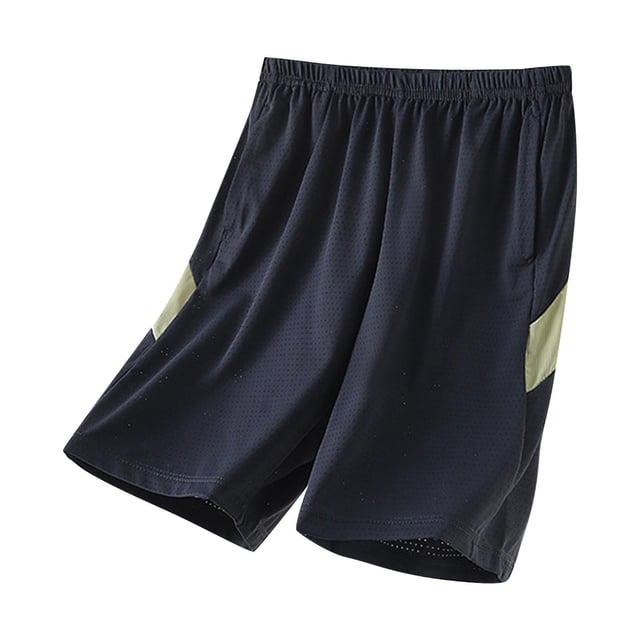 Zpanxa Kids Running Shorts Nylon Spandex Solid Color Lightweight Loose Fit Mesh Breathable Pants 9 Years
