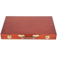 thumbnail image 3 of Wood Craft Box, Paint Storage Box, Paint Box Storage Storage Box Painting Box For Pigment Oil Painting Books Brushes Painting Tool, 3 of 8