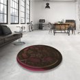 thumbnail image 3 of Ahgly Company Indoor Rectangle Patterned Black Bean Brown Area Rugs, 2' x 5', 3 of 6