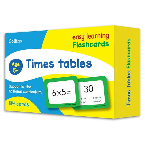 Collins Easy Learning Ks2 Times Tables Flashcards, (Paperback)