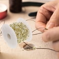 thumbnail image 3 of 1 Roll Beaded Chain Diy Crafts Making Beaded Chain Wedding Bouquet Decoration, 3 of 8