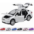 thumbnail image 1 of 1:32 Scale Car Model X90 Tesla Alloy 1/32 Diecast Model Car w/Sound & Light Pull Back Model Car Toy Mini Vehicles Toys for Kids Gift Tesla Car Lovers, 1 of 3
