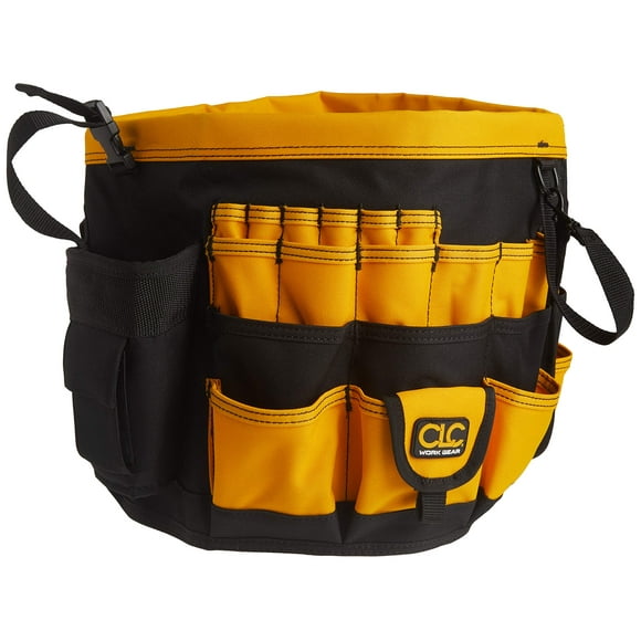 Cucharón para herramientas Custom Leathercraft 4122, 61 bolsillos, negro/amarillo