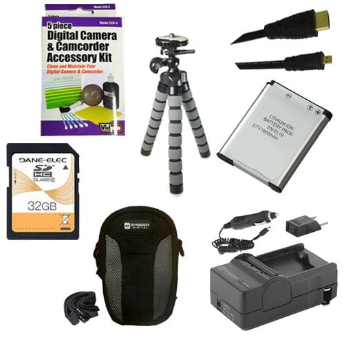 ZELCKSG Care /& Cleaning HDMI6FMC AV /& HDMI Cable SDM-1541 Charger Nikon Coolpix S6800 Digital Camera Accessory Kit includes: SDENEL19 Battery SDC-22 Case GP-10 Tripod SD32GB Memory Card