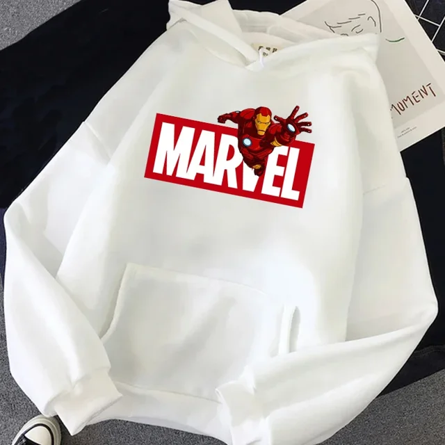 Sudaderas con capucha de Disney Wunder para mujer Hipster, jersey de Spiderman negro, ropa de calle, sudadera Harajuku, Tops, ropa para mujer