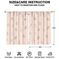 thumbnail image 2 of Simple Colored Graphics Curtains-blackout Curtains Bedroom Decor Living Room Darkening Grommet Window Drapes 2 Panels Set 41"x63", 2 of 2