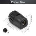 thumbnail image 2 of HUGFEGWE 3pcs M8 Female Thread PA66A5 Gas Spring End Fitting Black Gas Spring Connector Generator Accessories CJB91-112009, 2 of 7