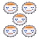 thumbnail image 2 of Brush Cutter Blade Steel Sturdy 5Pcs Saw Blade Wear Resistance  for Woodworking ANGGREK Otros, 2 of 8