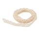thumbnail image 4 of Cinta de encaje hilo de algodón 20 yardas accesorios decorativos beige para decoración de regalo de ropa DIY, 4 of 5